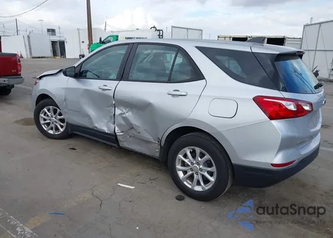 2020 Chevrolet Equinox Fwd Ls z USA, uszkodzony, nr VIN 3GNAXHEV3LS583526